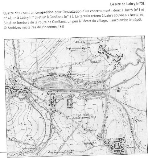 65 Carte choix site future caserne