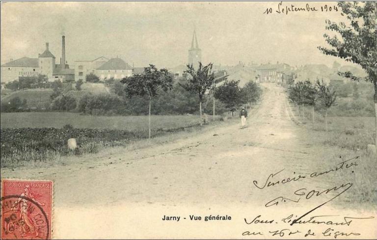 Route de Metz avant la voie ferrée