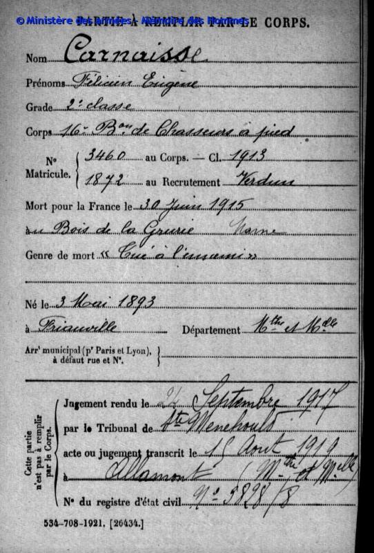 Carnaisse felicien