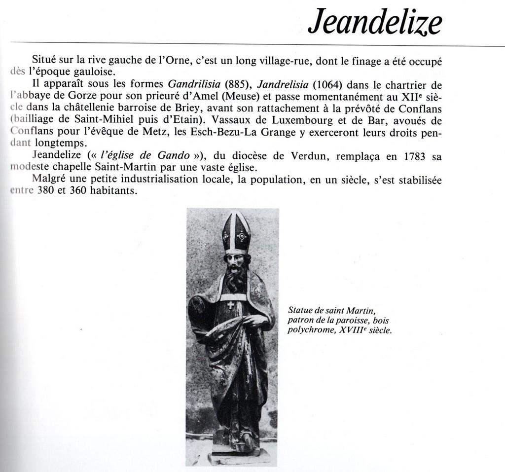 Jeandelize patrimoine